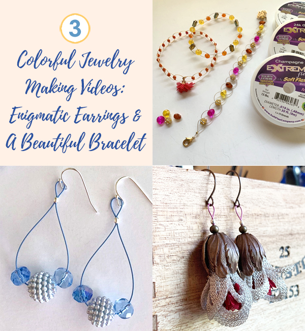 weekly video recap: colorful jewelry - enigmatic earrings and a