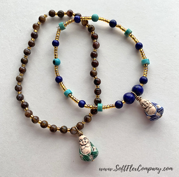 Teeny Tiny Buddha Bracelet with Stretch Magic 7 Teeny Tiny Buddha Bracelet with Stretch Magic 7