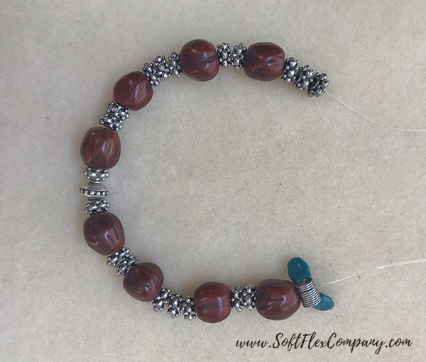 Men's Wood Bead Stretch Bracelet 3 Men's Wood Bead Stretch Bracelet 3